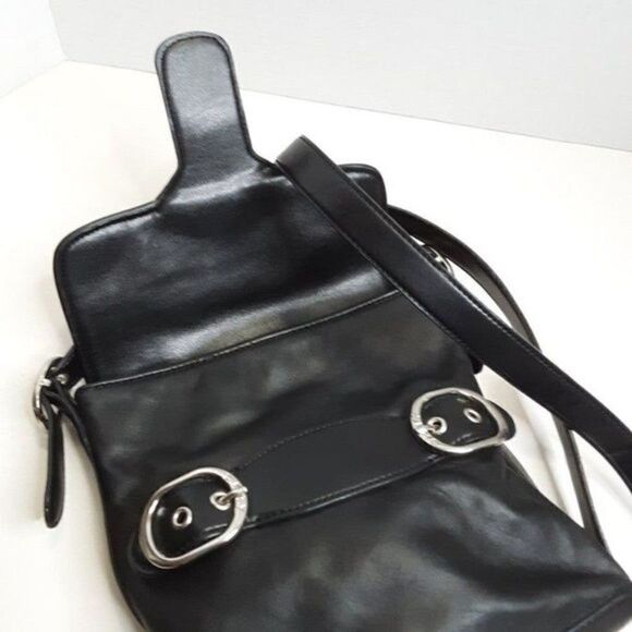 DKNY Women's Black Leather Crossbody  Bag - Picture 8 of 12